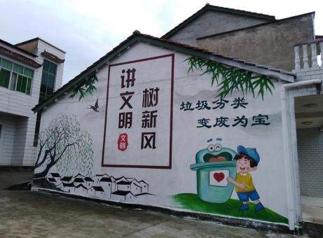 永州墙绘是现在流行的墙体广告