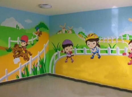 永州幼儿园墙体彩绘制作流程及注意事项